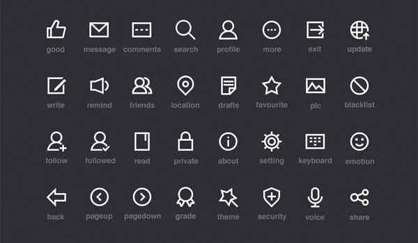 17 Free High-Quality Simple Icon Sets - WebFX