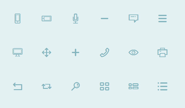 17 Free High-Quality Simple Icon Sets - WebFX